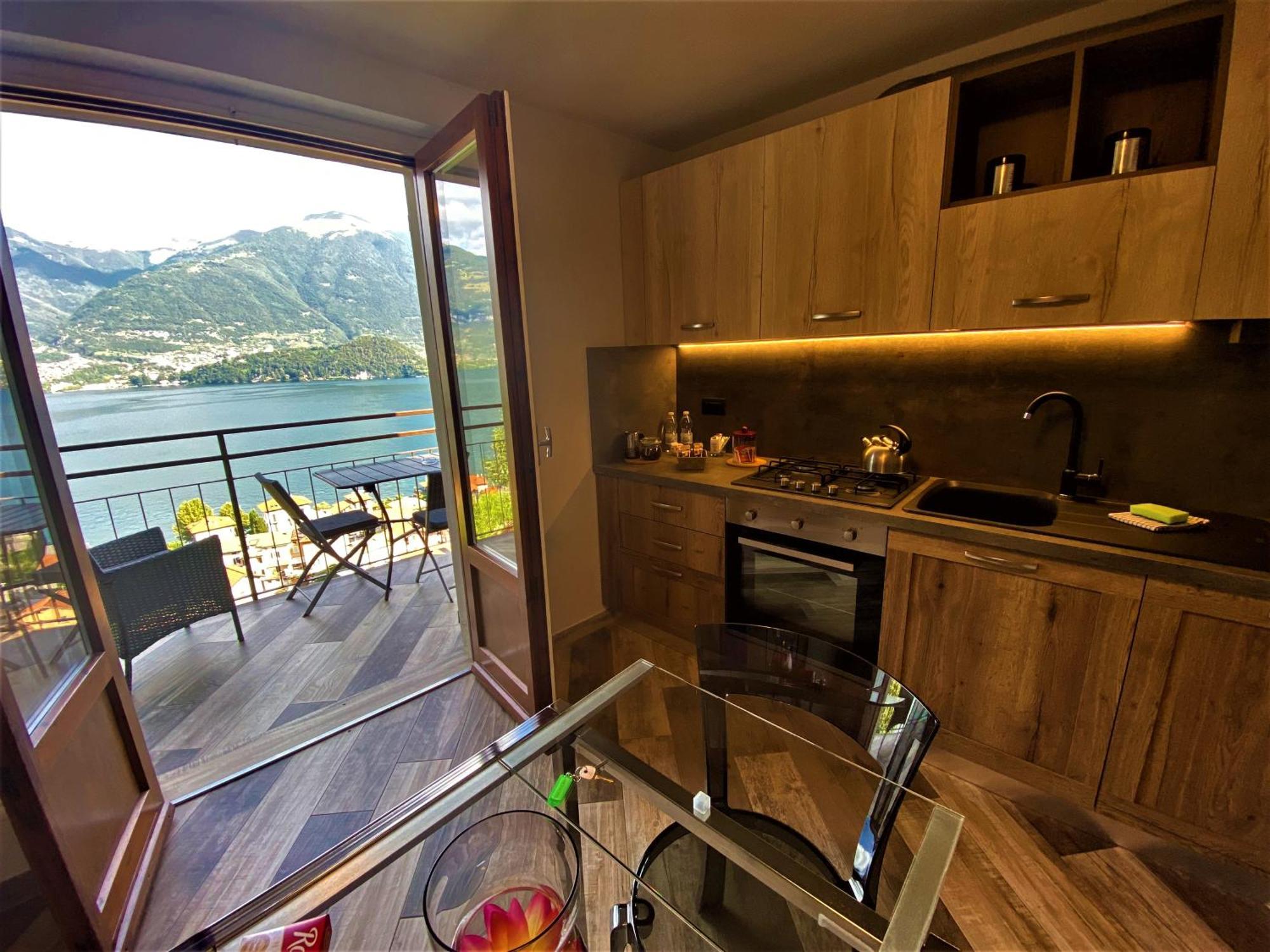 Il Bellavista Apartment Lezzeno Bilik gambar